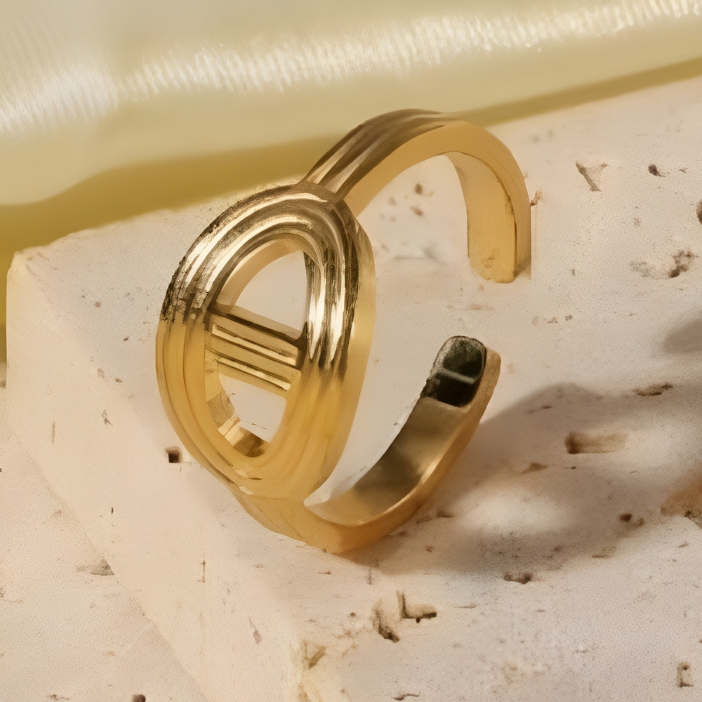 Womens Jewelry Stainless Steel Open Ring